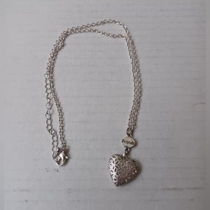 4/$80 Silver Coloured "Friends" Heart Locket - 20 inch Chain